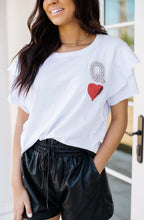 Load image into Gallery viewer, Judith March Queen of Hearts Perfect Tee