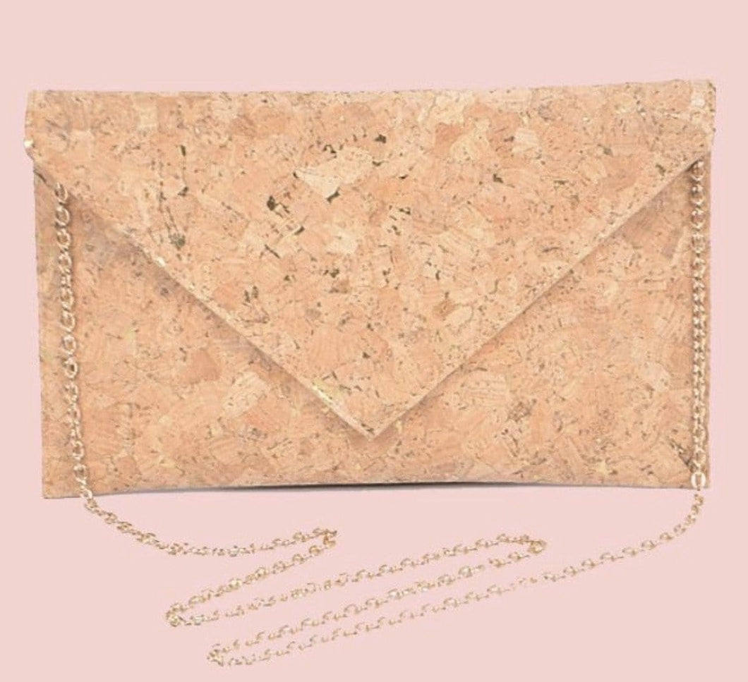 Judith March Cork Clutch