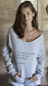 “Be Kind” Lounge Pullover